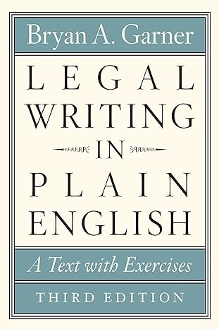 Legal Writing in Plain English 3e